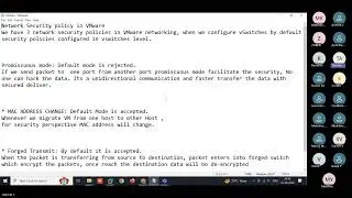VMware Network Security Policy -in Tamil | Promiscuous mode,MAC Address Change,Forged Transmit