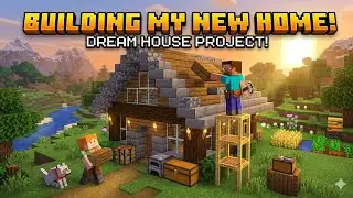 Creating my dream house 🏡 in minecraft java 1.21.3#trending
