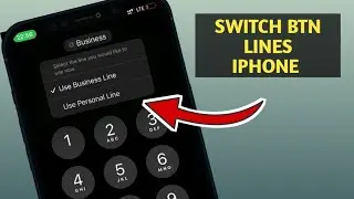 How To Switch Between Lines Making a Call iphone (switching between business and personal lines)