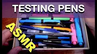 Testing Pens and Life Ramble - ASMR Sleep Aid