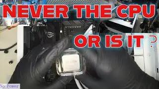 It's NEVER the CPU