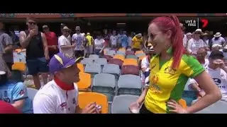 A proposal at the Gabba in the Ashes and it's a YES | Aus vs Eng | Ashes | #Ashes2021
