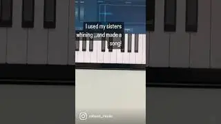 Made a song from my SISTER’s Voice. #shorts #music #garageband