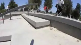 1031 skateboards - C.J.  aka Cyril Jackson destroys some steps!