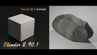 How to Create Low Poly Rocks in 1 Minute