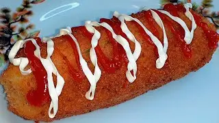 Sausage in Potato. DELICIOUS and SIMPLE!