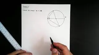 Proof of the Measure of an Inscribed Angle Theorem - Geometry