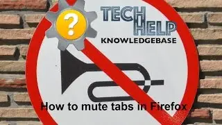 How to mute tabs in Firefox