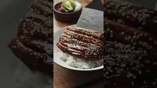 Have you tried eel?  Unagi Rice Bowl #food #asianfood #japanesefood #restaurant