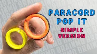 DIY POP IT from PARACORD -  FIDGET ANTISTRESS - VIRAL TIKTOK REVERSIBLE FIDGET TOYS