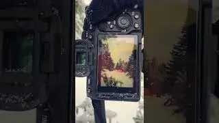 Зимой с палаткой