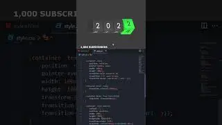 3D Text Cube Animation CSS 🌋 