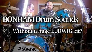 Led Zeppelin Nobody's Fault But Mine DRUM COVER by Geoff Bosco Sonor Birch Infinite (SQ1) Kompressor