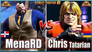 Street Fighter 6 🔥 MenaRD (ZANGIEF #1)  Vs  ChrisTatarian (Ken) 🔥Best Room Match🔥FightingGameWorldX