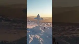 Где же ты теперь воля вольная? Крест в снегу