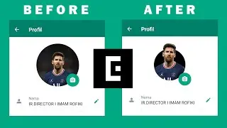 BUAT FOTO PROFIL WHATSAPP ANDA MENJADI 3D I CARANYA GAMPANG HANYA EDIT DI HP