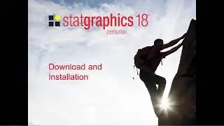 Statgraphics 18 Installation