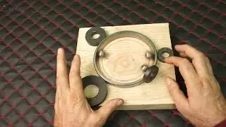 Secret balls: Eternal rotation with magnet