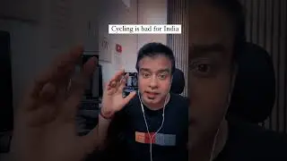 Cycling is Bad for India🥲 #shorts #cycleriderroy