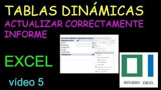 Actualizar tablas dinámicas con nuevos datos.
