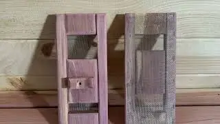 How to make custom sliding Air Vent Covers for a Sauna  - Full process
