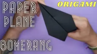How to make paper air plane bomerang