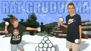 IGRAMO RAT GRUDVAMA I KORISTIMO NAJJACI TRIDENT- Minecraft Preživljavanje sa Mladjim Bratom