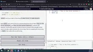Day23.4-Mar22 Concatenating Strings With The Plus Equals 