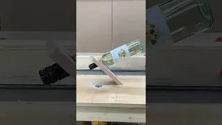 Making a floating wine bottle holder #woodworking #winebalancer #diy