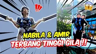 NABILA & AMIR TERBANG TINGGI GILA !! - BERMALAM CAMPING ESCAPE IPOH !