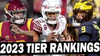 2023 College Football Tier Rankings (Power 5)