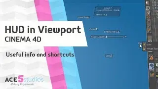 Cinema 4D - HUD - Heads up Display in Viewport