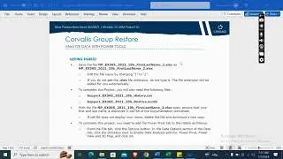New Perspectives Excel 2019 | Module 10: SAM Project 1b Corvallis Group Restore 