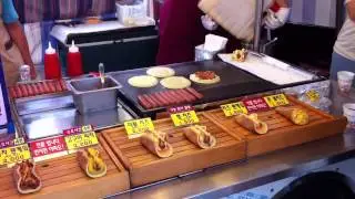 Korean Street Food: Korean Hotdog Crepes
