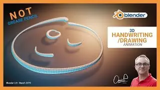 3D Handwriting/Drawing Animation - Blender Tutorial