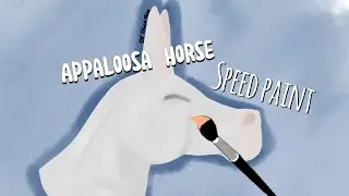 Leopard Appaloosa Headshot Speed Paint