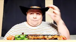 PRIME 1 - TOP SIRLOIN STEAK PLUS CRAB LEGS AND SLICED JALAPENOS MUKBANG!!!