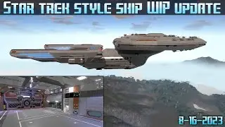 Empyrion Galactic Survival - Star Trek style ship WIP update 8/16/2023
