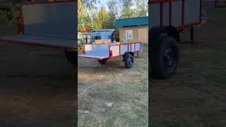 Проект Прицеп почти закончен, осталось по мелочи (электрика и т д) #верхневилюйск #якутск #прицеп