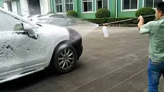 Пеногенератор в работе для моек аппаратов ВД