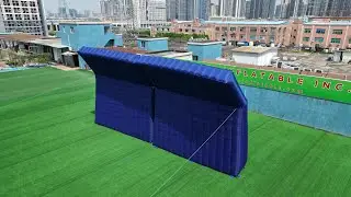 Silent Solutions: Custom Inflatable Noise Barrier for Event & Construction! 🔇🎪🚧 SI1-019