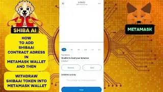 HOW TO ADD SHIBA AI CONTRACT ADRESS IN METAMASK WALLET || WITHDRAW SHIBA AI TOKENS IN METAMASK.