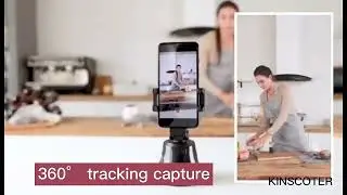 360 Degree Rotation Smart Phone Holder Auto Selfie Face Tracking