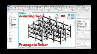 Amazing Tool Propagate Rebar in Revit 2023
