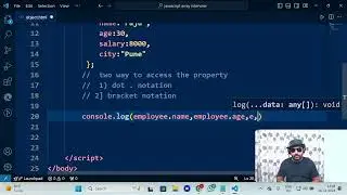 #javascript_interview_questions |  how to access property of object.