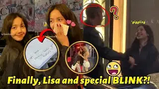 This lucky fan spotted Lisa in Paris and was able to interact with her?! Lisa had dinner with CELINE