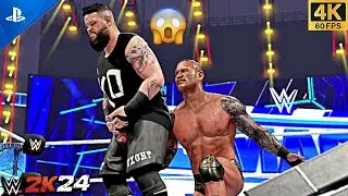 Randy Orton VS Kevin Owens - No Disqualification Match | WWE 2K24 | PS5 4K