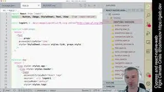 Add Cypress Test To React-Native-Web Example