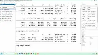 Stata Basics: Polynomial Functional Forms in Regressions