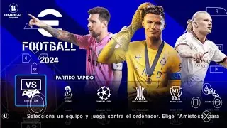 EFOOTBALL PES 2024 PPSSPP ORIGINAL PS5 On Android& ISO BEST Graphics Offline